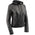 Milwaukee Leather SFL3554 Women's Black Scuba Style Zippered Front Motorcycle Fashion Leather Jacket with Hoodie