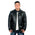 Milwaukee Leather SFM1800 Men's 'Cafe Racer' Black Premium Lambskin Motorcycle Fashion Leather Jacket