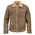 Milwaukee Leather Vintage SFM1811 Men's Classic Taupe Suede Leather Fashion Coat Jacket w/ Plush Sherpa Inside Lining