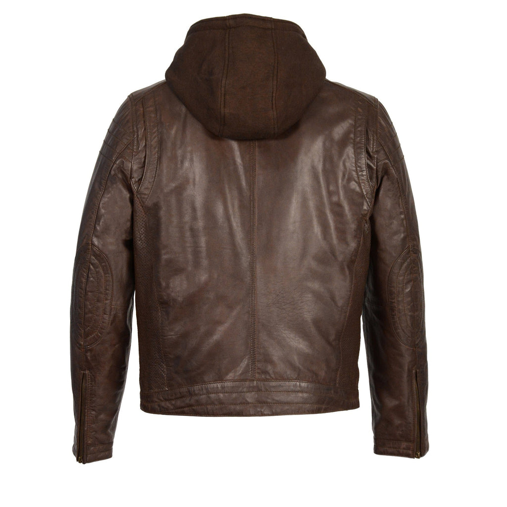 Milwaukee Leather SFM1845 Men's Brown Fashion Casual Leather Jacket