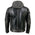 Milwaukee Leather SFM1846 Men's Black Fashion Casual Leather Jacket with Removable Hoodie