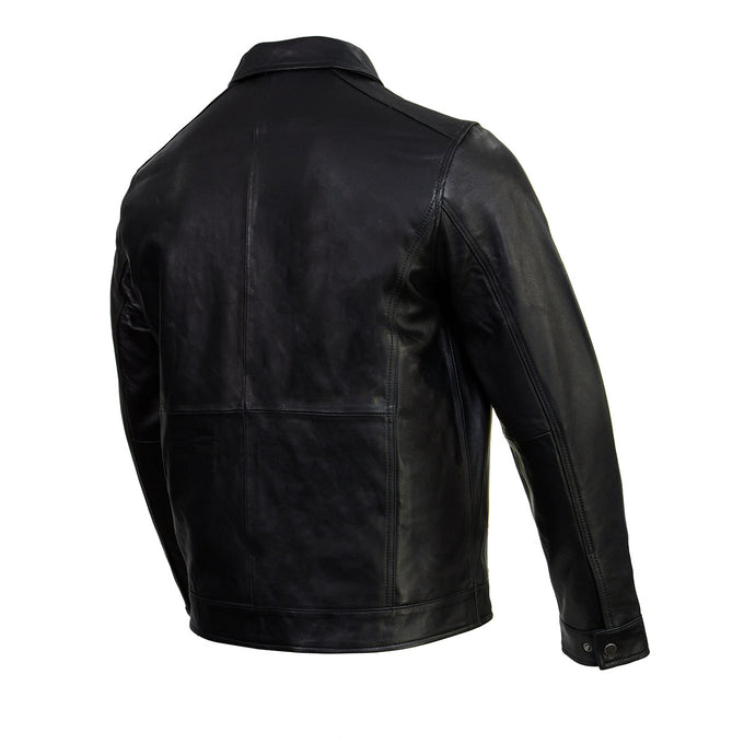 Boston harbor leather outlet jacket