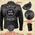 Milwaukee Leather SH1011 Black Classic Brando Motorcycle Jacket for Men Made of Cowhide Leather w/ Side Lacing