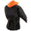 NexGen SH1939 Women's 'Reflective Tribal' Orange and Black 3/4 Textile Vented Jacket