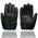 Milwaukee Leather Men's Black Gauntlet Motorcycle Hand Gloves-Black Soft Leather Waterproof Sinch Wrist Closure-SH293