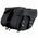 Milwaukee Leather SH55201ZB Black Large PVC Zip-Off Throwover Motorcycle Saddlebags