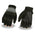 Milwaukee Leather SH76101 Men's Black and Grey Textile Mesh Motorcycle Mechanics Hand Gloves W/ Amara Cloth Bottom