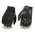 Milwaukee Leather SH791 Men's Black Leather and Black Mesh Combo Racing Motorcycle Hand Gloves W/ Elasticized Fingers