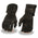 Milwaukee Leather Men's Black Leather Waterproof Gauntlet Motorcycle Hand Gloves-Extra Grip Reinforced Gel Palm SH813