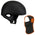 Hot Leathers HLT68-SP 'The O.G.' No Logo Flat Black DOT Unisex Half Helmet w/ MP7922FMSET Heated Balaclava Bundle
