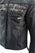 Xelement XS1704 Men’s 'Vengeance' Black Armored Textile Motorcycle Jacket with Skull Embroidery