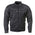 Xelement XS8160 Men's 'Shadow' All Season Black Tri-Tex and Mesh Motorcycle Rider Jacket with X-Armor Protection