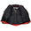 Xelement XS8161 Men's 'Venture' All Season Black with Red Tri-Tex and Mesh Motorcycle Rider Jacket with X-Armor