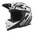 ZOX ST-1563V2 ‘Rush V2’ White and Black Motocross Helmet
