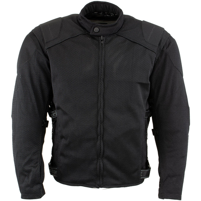 Leather mesh deals motorcycle jacket