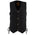 Milwaukee Leather DM1990 Men's Black 10 Pocket Side Lace Denim Vest
