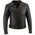 Milwaukee Leather LKM1770 Black Genuine Leather Motorcycle Jacket for Men, 1.3mm Thick Police Style Biker Jacket