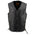 Milwaukee Leather LKY3870 Youth Size Black Leather Vest with Snap Front and Side Laces