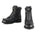 Milwaukee Motorcycle Clothing Company MB440EE Men's Wide With Black Throttle Motorcycle Leather Boots