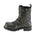 Milwaukee Leather MBM9076 Men’s Black 'Tactical' Logger Leather Boots with Buckle Enhancement