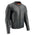 Milwaukee Leather ML1010 Men's Side Lace Vented Black Leather Scooter Jacket