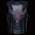 Milwaukee Leather MLL4570 Ladies Black and Fuchsia 'Studded Phoenix' Leather Vest