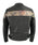 Milwaukee Leather MLM1595 Men's 'Jungle Mossy' Side Stretch Leather Motorcycle Racer Jacket