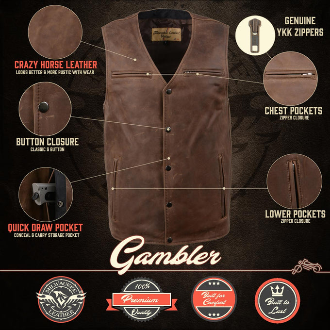 Gambler vest on sale