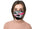 Milwaukee Leather (Multi-Pack) MP7924FM Ladies 'Camouflage Pink' 100 % Cotton Protective Face Mask with Optional Filter Pocket
