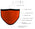 Milwaukee Leather (Multi-Pack) MP7924FM 'Black and Orange' 100 % Cotton Protective Face Mask with Optional Filter Pocket