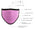 Milwaukee Leather (Multi-Pack) MP7924FM Ladies 'Black and PInk' 100 % Cotton Protective Face Mask with Optional Filter Pocket