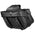 Milwaukee Performance MP8320 Black Zip Off PVC Studded Throw Over Saddlebags