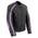 Milwaukee Leather SH1954 Women's Black and Purple Textile Jacket with Stud and Wings Detailing
