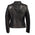 Milwaukee Leather SFL2860 Women's Zip Front Stand Up Collar Black Leather Jacket