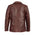 Milwaukee Leather SFM1870 Men's Classic Red Leather Button Closure Car Coat Blazer Jacket