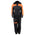 NexGen Ladies SH205101 Black and Orange Armored Hooded Water Proof Rain Suit