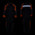 NexGen Men's SH2052 Black and Orange Hooded Water Proof Armored Rain Suit