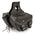 Milwaukee Leather SH55301ZB Black Medium Zip-Off PVC Studded Throw Over Saddlebags