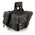 Milwaukee Leather SH57901ZB Black Medium Zip-Off PVC Slanted Throw Over Studded Saddlebags