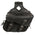 Milwaukee Leather SH664ZB Large Braided Zip Off PVC Throw Over Saddle Bag