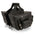 Milwaukee Performance SH666ZB Black PVC Double Front Pocket Throw Over Saddle Bag with Reflective Piping