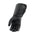 Milwaukee Leather SH262 Men's Black Leather ‘Long Cuff’ Gauntlet Gloves with Zipper Closure