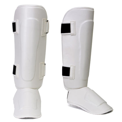 X-Fitness XF1001 White Muay Thai Kickboxing Shin Guards