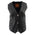 Milwaukee Leather XS1253 Women's Classic Black Leather Vest with Buffalo Nickel Snap Buttons