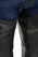 Men's XS432 Classic Black Thermal Lined Leather Motorcycle Chaps with Jean Style Pockets