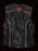 Milwaukee Leather XS1293 Ladies ‘Winged’ Solid Black Studded Leather Vest